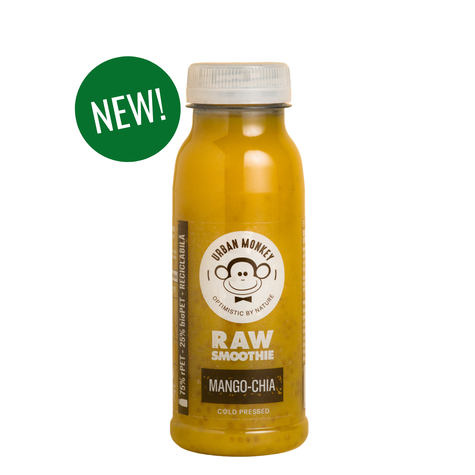 Urban Monkey RAW Smoothie Mango Chia 250 ml