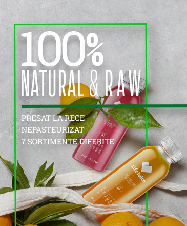 LifeJuice - natural, nepasteurizat, presat la rece