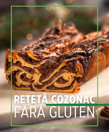 Cozonac fără gluten - Rețeta tradițională adaptată pentru dieta fără gluten