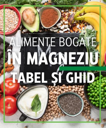 Alimente bogate în magneziu - cum să le incluzi în dieta ta
