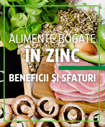 Alimente bogate în zinc - beneficii, surse și importanța pentru sănătate