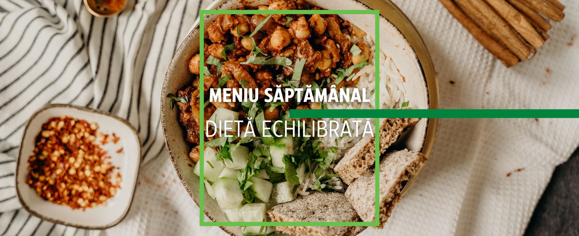 Meniu săptămânal pentru o dietă echilibrată - Plan alimentar complet