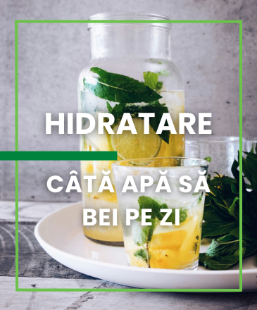 Hidratare: câtă apă trebuie să bei pe zi
